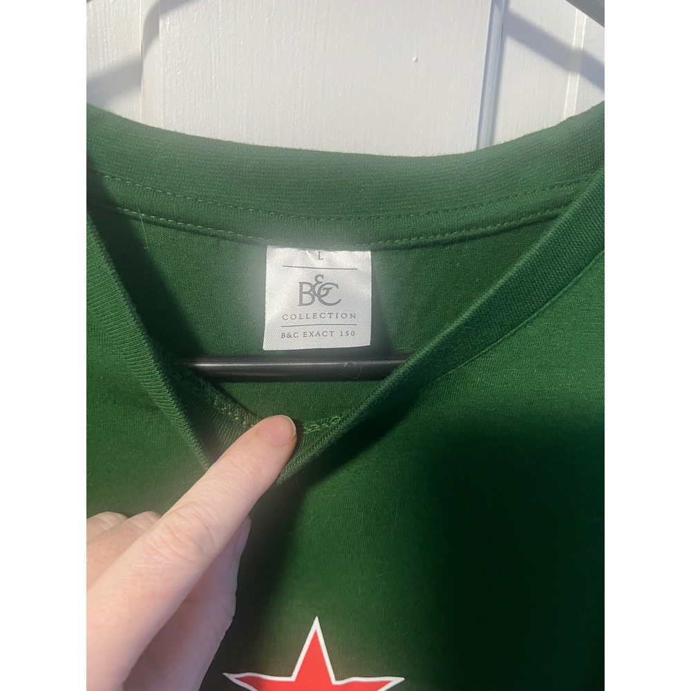 B&C Collection Germany Graphic Tee Mens L Green Deutschland - Picture 3 of 4
